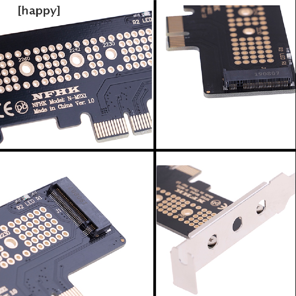 Ha Kartu Adapter Nvme Pcie M.2 Ngff Ssd Ke Pcie X1 Ke M.2 Dengan Bracket Id