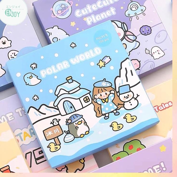 

Kirim Segera Stiker Box Viral Sticker Aesthetic Tumbrl 1 Box isi 100 Lembar