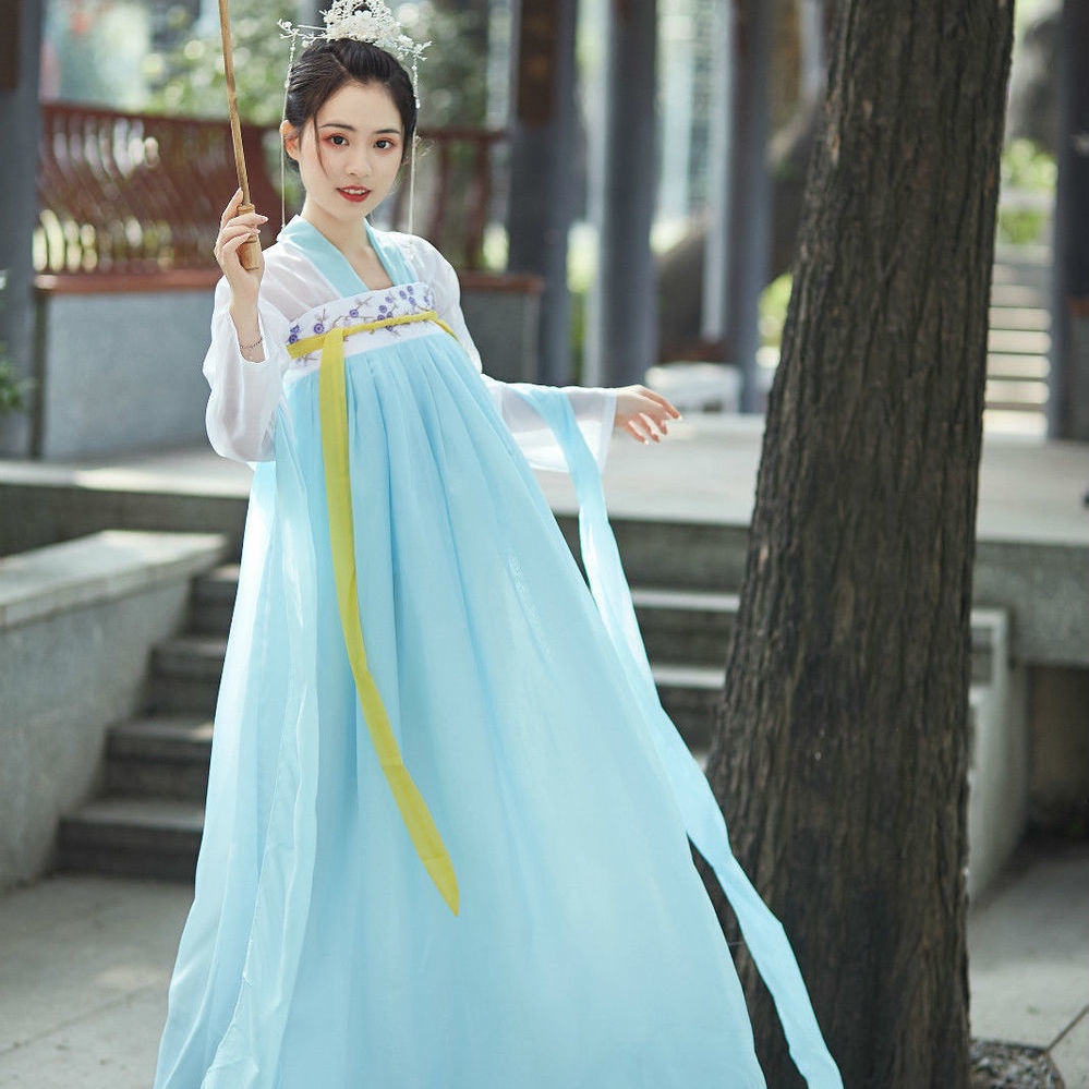 Women's Han Chinese clothing fairy archaistic ancient costume clothes fairy Super fairy suit chest-h