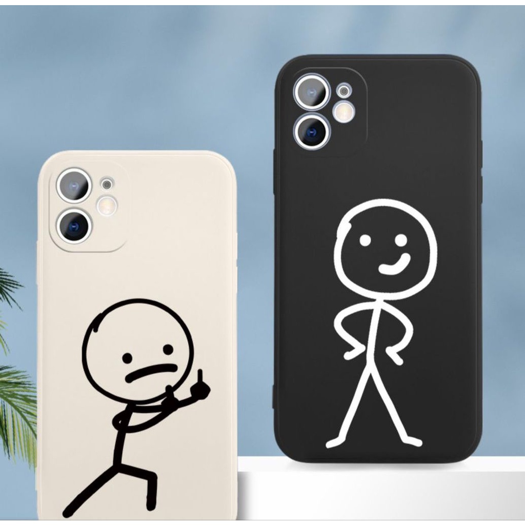 Soft Case REALME C11 C15 C17 C12 C20 C21 C21Y C25 C25S C30 C30S C31 C33 C35 5 5 Pro 6 6i 6s 6 Pro 7i 8 8i 8 9 9i 10 4G Pro C1 C2 C3 2 Pro Case Couple Cute Funny Square Edge Phone Case Cover Casing