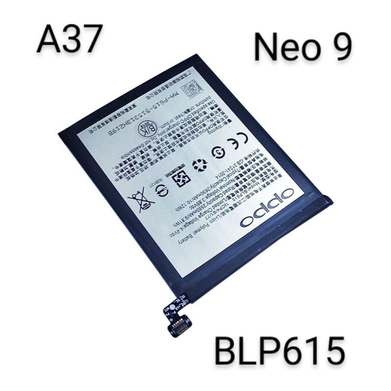 Battery Oppo A37 Neo 9 | A 37 Neo9 Baterai Batre Batery Original