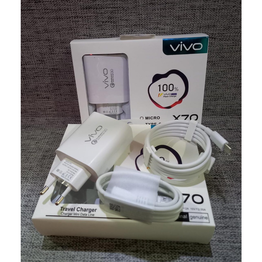 CHARGER VIVO X70 TRAVEL CHARGER FLASH CHARGING