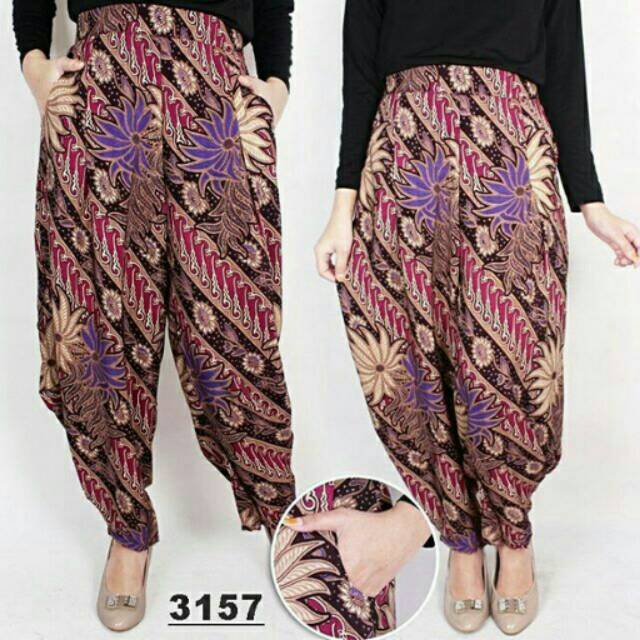 3157 CELANA BATIK SAMURAI PURPLE