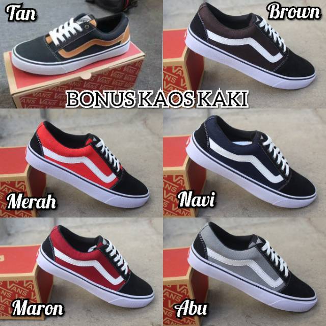 SEPATU VANS OLD SKOOL (GREED ORI)