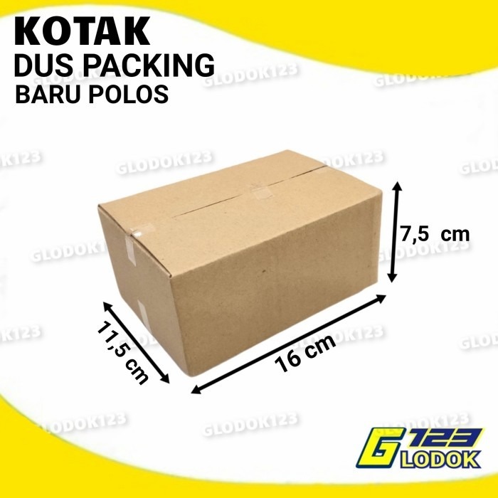 Kardus Packing Box Kotak Dus Karton Bungkus Kemasan Baru Polos