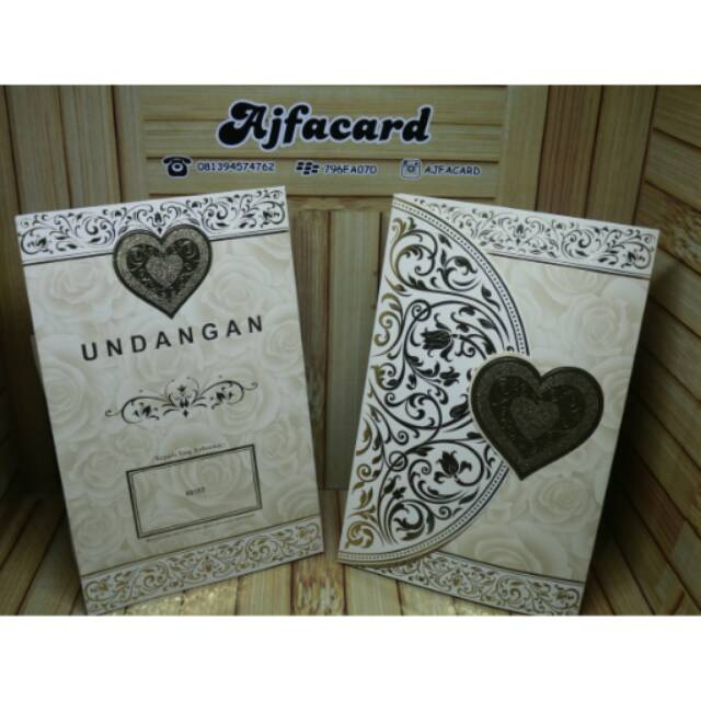 Kartu undangan soft cover kode 88182