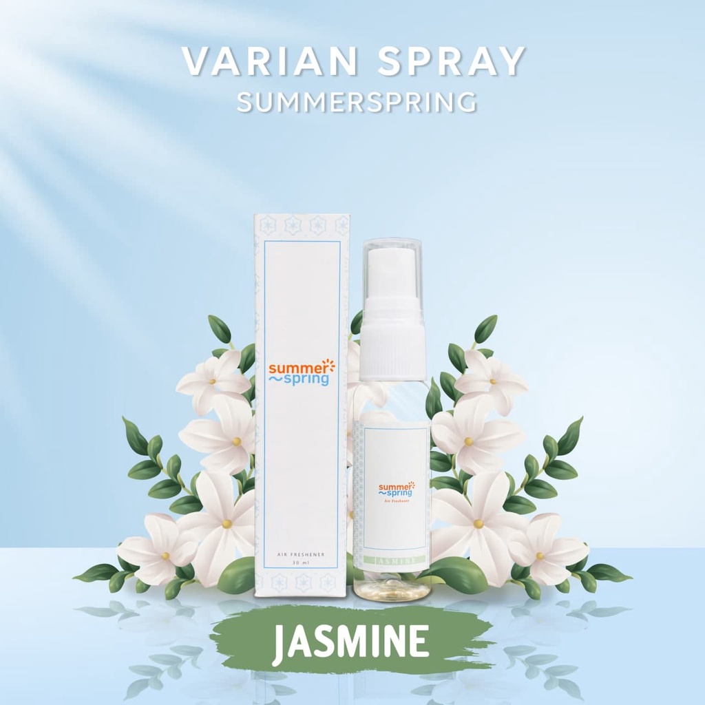 SummerSpring Spray Pengharum Mobil AC Aroma Jasmine Pewangi Ruangan Kamar Tidur Parfum Kamar Mandi