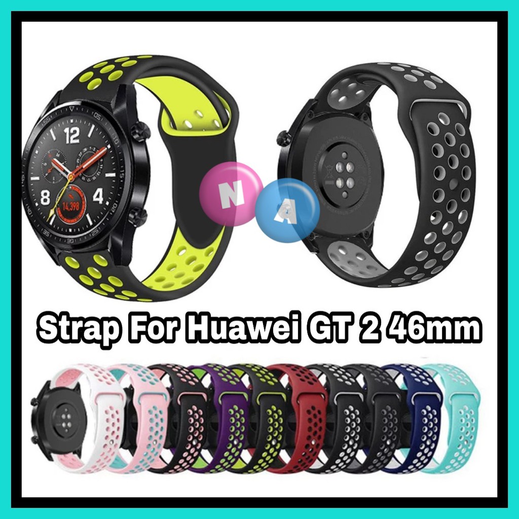 Strap Rubber Huawei GT 2 46mm SR01 - Strap Silicon GT 2 46mm