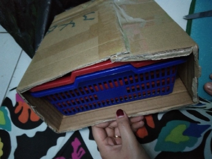 Tempat Surat Ukuran S / Keranjang Plastik Serbaguna Buah Dan Sayur Doky