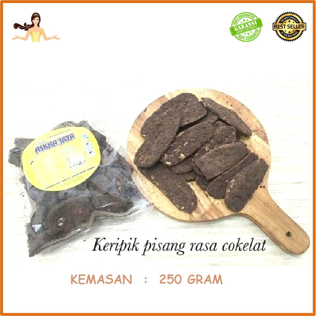 Jual Keripik Pisang Aneka Rasa Cokelat Khas Lampung Coklat Askha Jaya