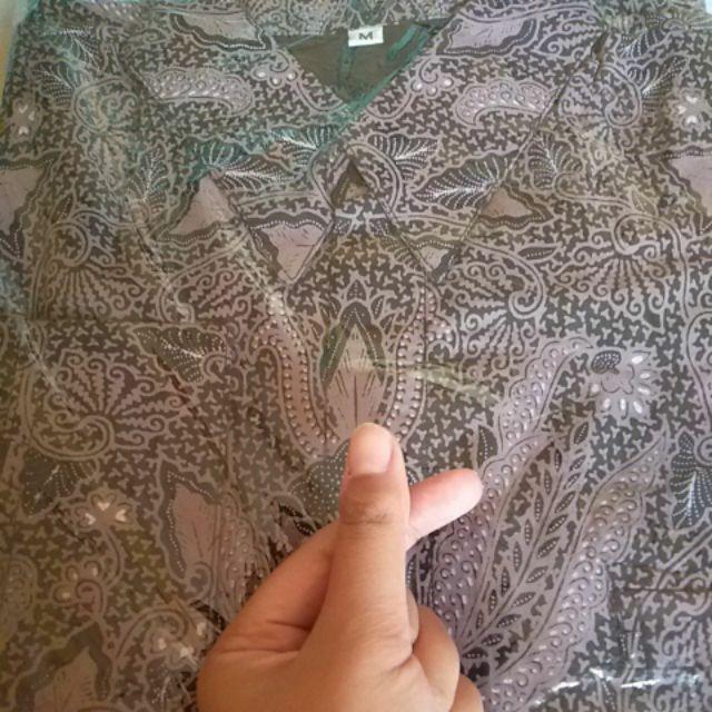 (1kg=4pcs) Kemeja Batik Lengan Panjang Batik Ori Nareswari Anjasmara Batik Solo Seragam Batik