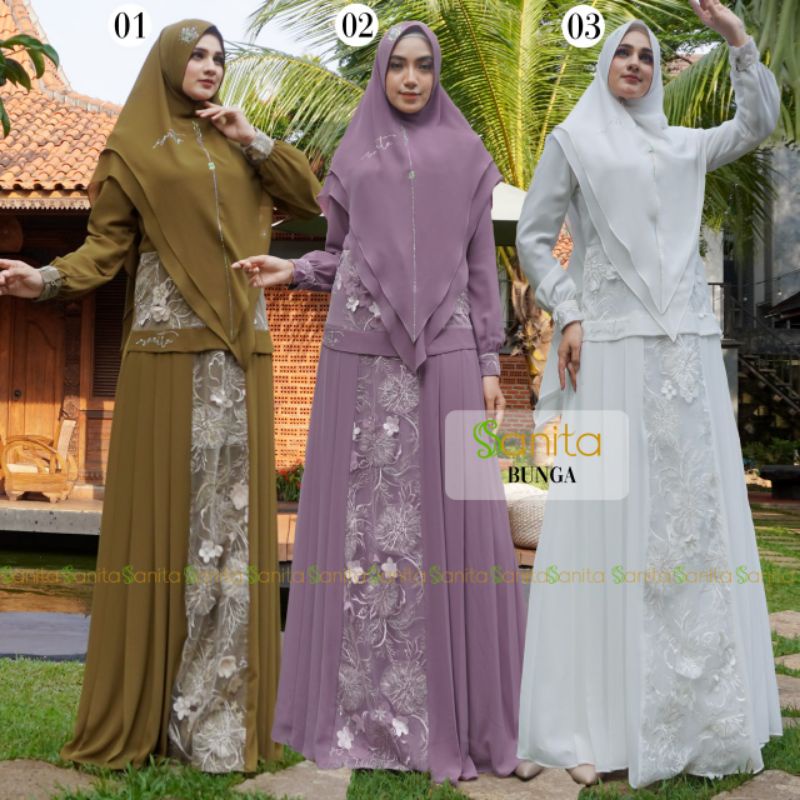 SYARI PREMIUM QUALITY SERIES BUNGA BY SANITA