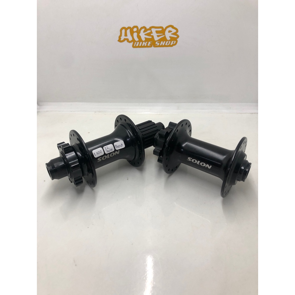 Hub Freehub HubSet MTB Bearing SOLON TA 15x110mm 12x148mm Black Boost 12 Speed Microspline 6 Bolts 3