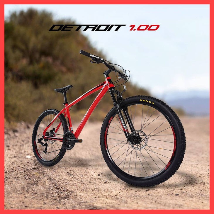 Sepeda MTB United 24Speed Detroit 1.0  27,5 inch warna MERAH