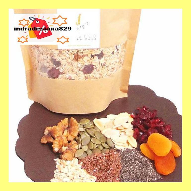 

Sf504Nind Healthy Granola Combi C-500Gr(Oat, Almond, Walnut, Chia Seed, Aprikot) Ind504Sm