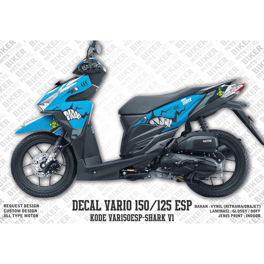 DECAL STIKER  MOTOR VARIO  150  VARIO  125 ESP 2021 2021 VR46 