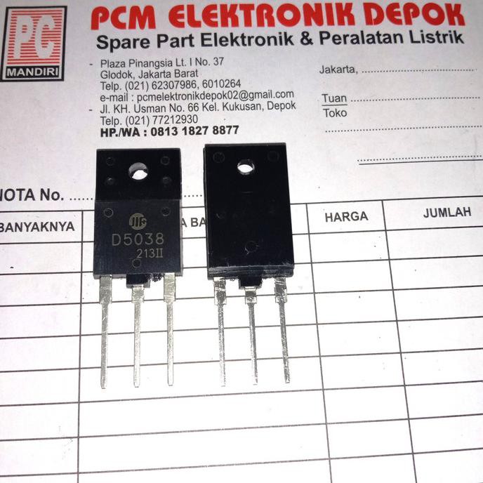 D5038 2Sd5038 D 5038 2Sd 2 Sd5038 Original Transistor To247 To-247 Pcmelebik54 Segera Beli