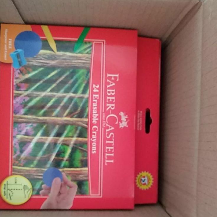 

LANGSUNG KIRIM.. Crayon Bisa Dihapus Erasable Crayons set 24 Faber Castell