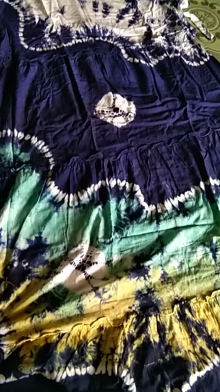 New Arrival Gamis Twill Rayon Original Pelangi Gamis Twill Tiedye Gamis Ori Ar Batik Super Abstrak