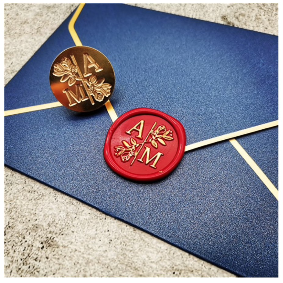 

DIY customize double Name 2 initials personalized Letter stamp/Sealing Wax /wedding Wax Seal Stamp