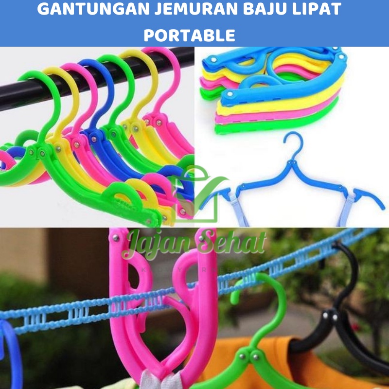 Gantungan Jemuran Baju Lipat Portable