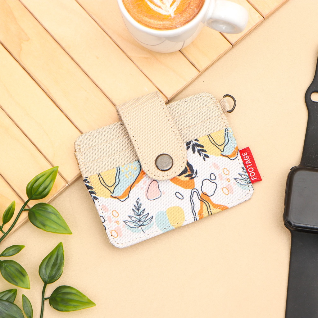 Card Holder Kalung Gantung Dompet Kartu Tipis dan Uang Pria Wanita Simple Hanging Wallet Februari Series