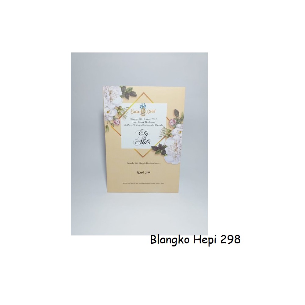 Blangko Undangan Hepi 298