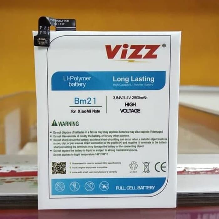 Vizz Double Power Battery Batre Baterai Vizz Xiaomi Mi Note 5 Bamboo BM21 BM-21 BM 21