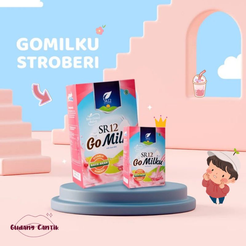 

Gomilku Strawberry SR12/susu kambing strawberry/susu diabetes/susu strawberry