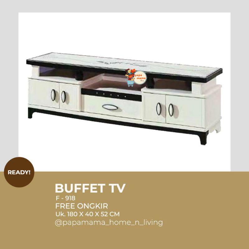 BUFFET TV Minimalis - Rak TV Uk 160 cm - Tempat TV F -916 - Medan