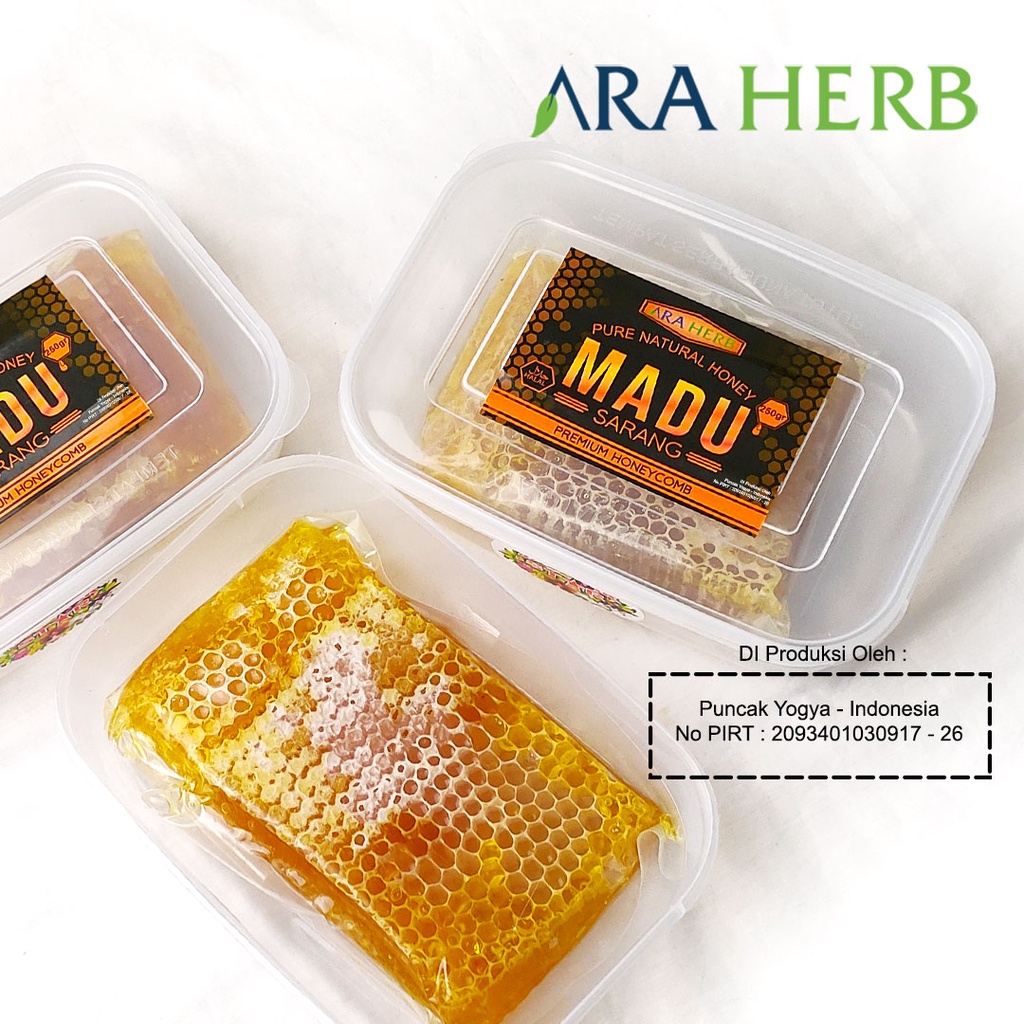 Madu Sarang Asli Honeycomb Malifera  / Madu Herbal Murni