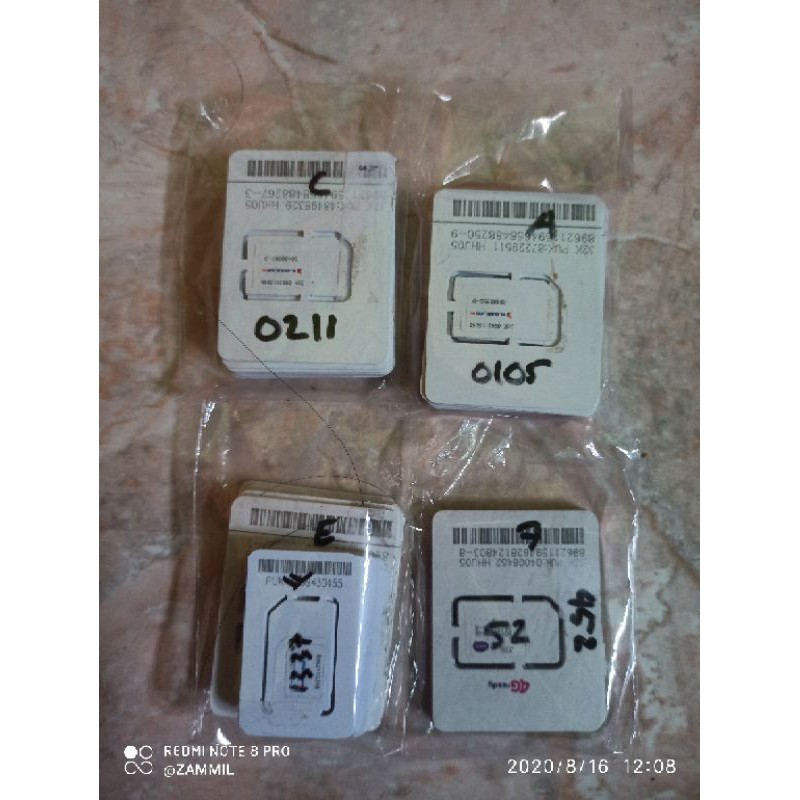 KARTU BEKAS OTP AXIS