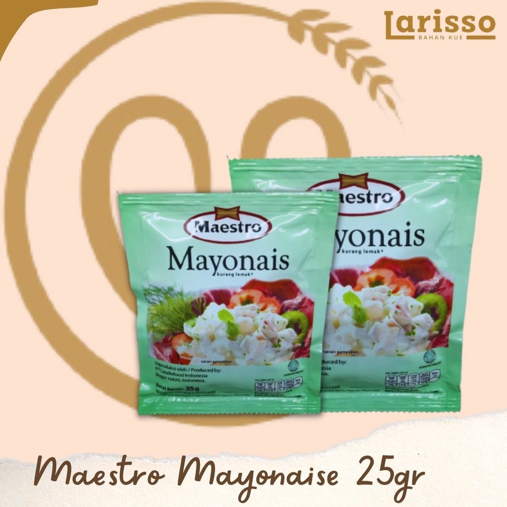 

MAESTRO MAYONAISE SACHET 25GR