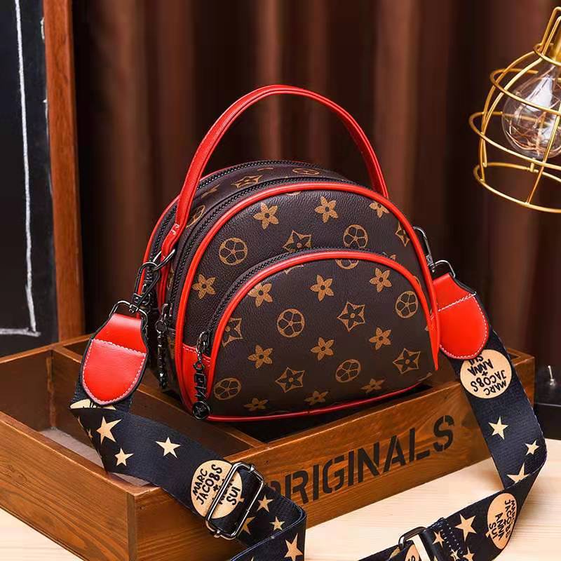 L5105 Tas Tangan Handbag Wanita Tali Selempang Tas Import Setengah Lingkaran T07003 Tas Batam Stylis