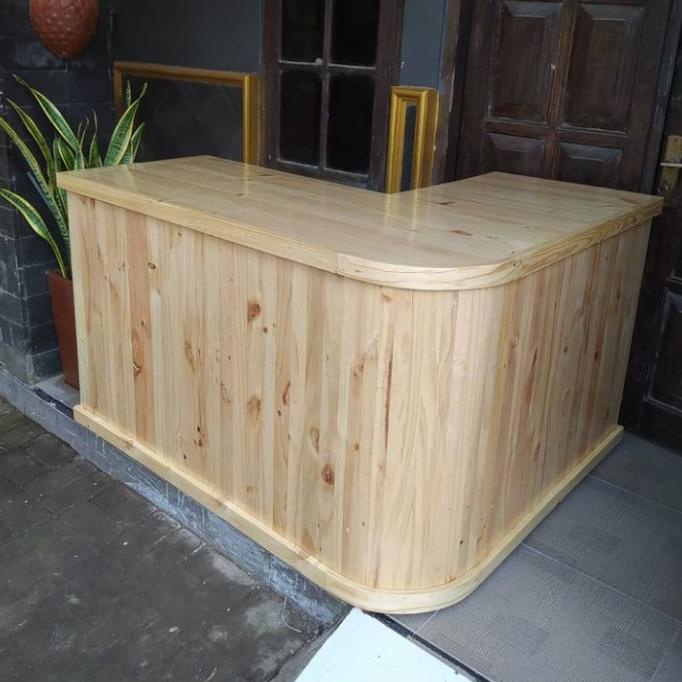 Meja Letter L / Meja Kantor / Meja Kerja / Meja Serba Guna Store_Sanmori