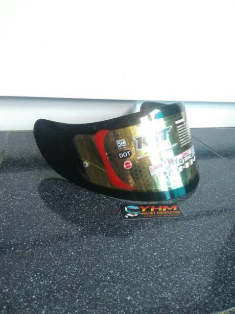 COD Flat visor kyt r10 kyt rc7 kyt k2rider iridium kacafilm