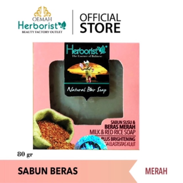 Herborist Sabun Beras 80g