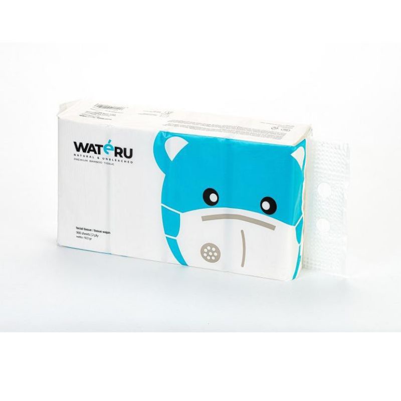 Wateru Premium Bamboo - Kitchen Tissue / Toilet Tissue / Facial Tissue 900gr