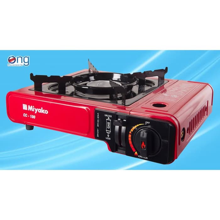 Kompor Gas 1 Tungku Miyako CC100 (Kompor Camping / Portable / 100CC)