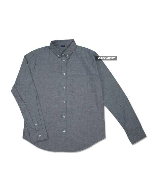 Kemeja Pria Lengan Panjang Cotton Oxford