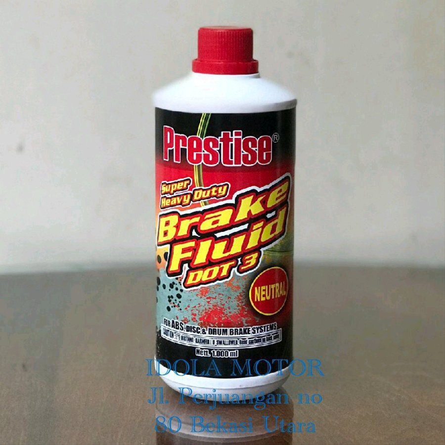 Brake Fluid Minyak Rem Dot 3 Merah Prestise 1Liter