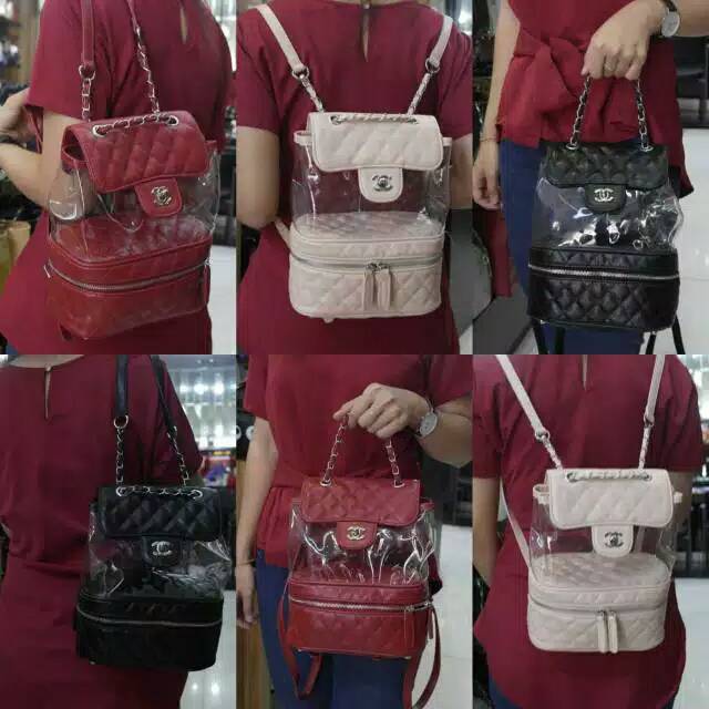 Jual Chanel Aquarium Backpack 632# Semi Premium | Shopee Indonesia