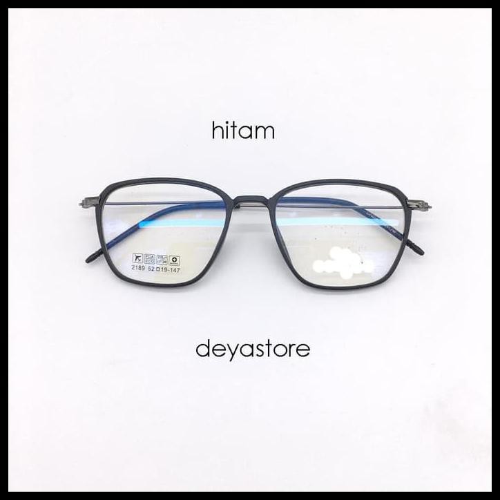 Promo Frame Kacamata Minus Tom Ford Square Big Pria Wanita - Hitam