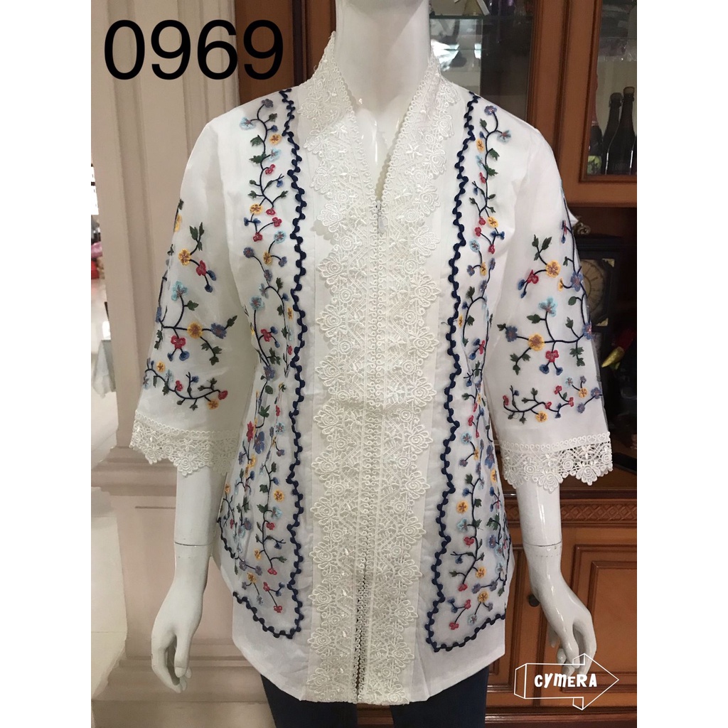 0969/0970 kebaya alexuez bordir organdi /kebaya encim premium