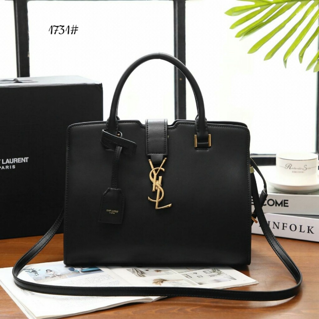 Tas Wanita YSL Cabas YSL Small Top Handle Bag 1731 High Premium AAA