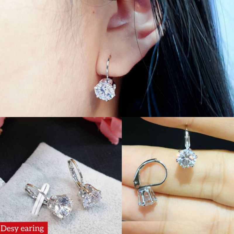 ANTING WANITA MODEL SIMPLE ANTING WANITA MATA PUTIH CANTIK