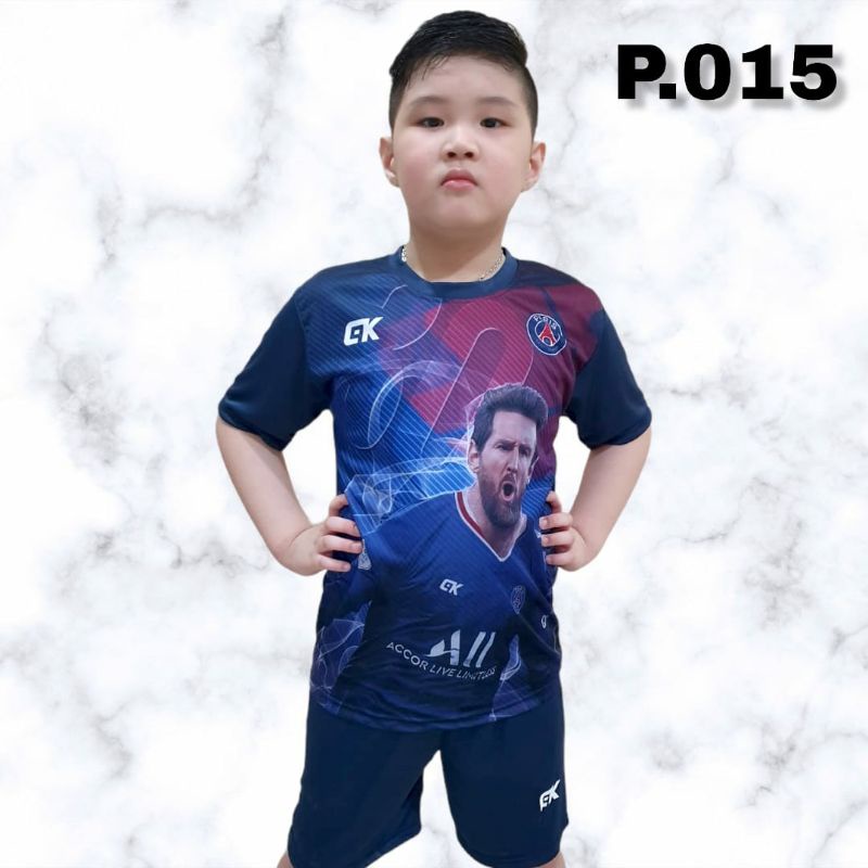 Stelan Bola anak/ Baju Bola Anak  Printing Usia 5-12 Tahun/pakaian olahraga anak laki laki