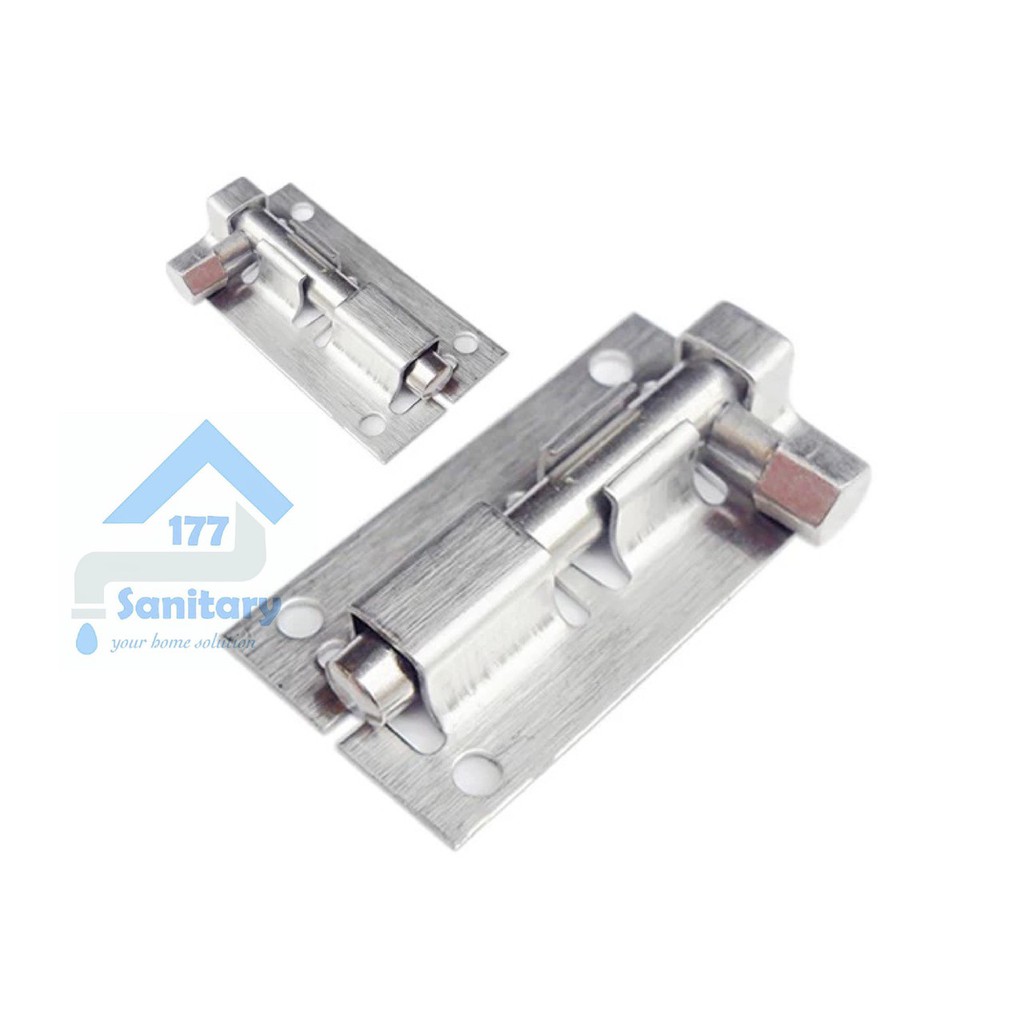 Grendel pintu 2 inch STAINLESS murah mumer 2ST-grender pintu slot pintu selop stenlis selot door /i23