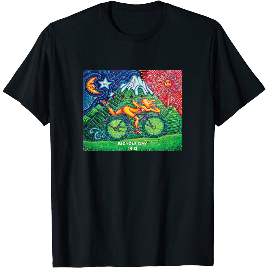 KAOS Bicycle Day 1943 LSD Creator T-Shirt Acid Trip T Shirt T-Shirt