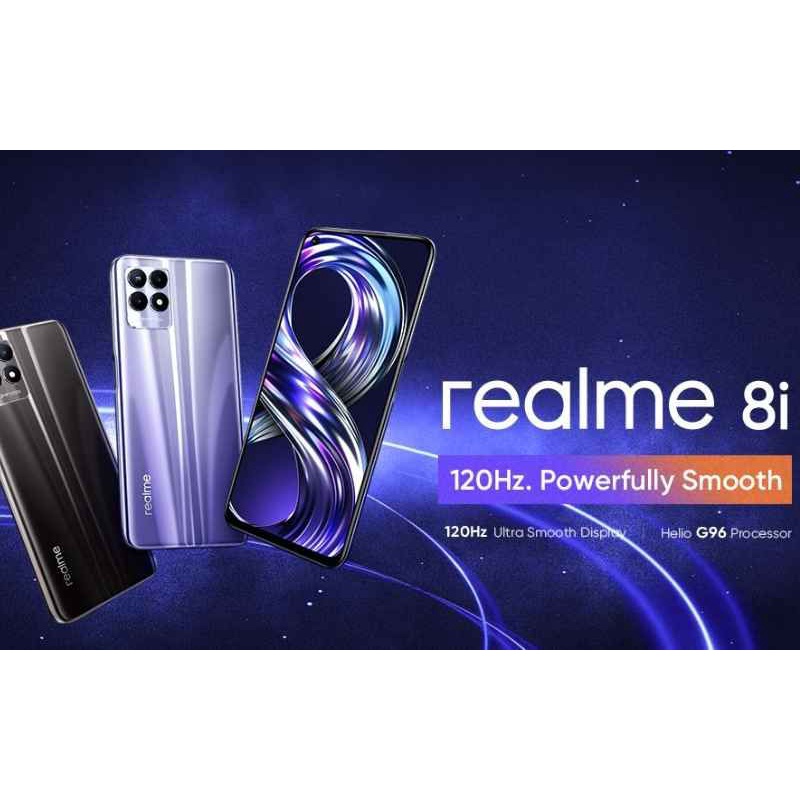 REALME 8I RAM 6GB + 5GB INTERNAL 128GB